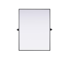 Elegant MR6H4030BLK - Amoura 40x30 Pivot Mirror in Black