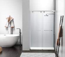 Elegant SD303-4876PCH - Semi-frameless Shower Door 48x76 Polished Chrome