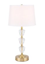 Elegant TL3029BR - Mae 1 light Brass Table Lamp