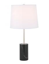 Elegant TL3038PN - Laurent 1 Light Polished Nickel Table Lamp