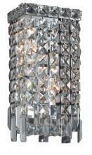 Elegant V2033W6C/RC - Maxime 2 Light Chrome Wall Sconce Clear Royal Cut Crystal