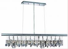 Elegant V3100D48C/RC - Chorus Line 13 Light Chrome Chandelier Clear Royal Cut Crystal