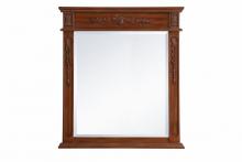 Elegant VM13236TK - Wood Frame Mirror 32 Inchx36 Inch in Teak