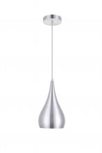 Elegant LDPD2001BN - Nora 1 Light Burnished Nickel Pendant