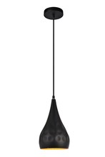 Elegant LDPD3002 - Clio Collection Pendant D6.1 H11 Lt:1 Matte Black Finish