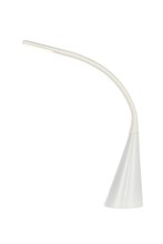 Elegant LEDDS004 - Illumen Collection 1-Light glossy frosted white Finish LED Desk Lamp