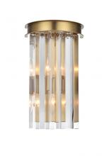 Elegant 1208W8SG/RC - Sydney 8 Inch Crystal Wall Sconce in Satin Gold