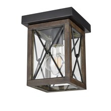 DVI DVP43374BK+IW-CL - County Fair Outdoor Flush Mount