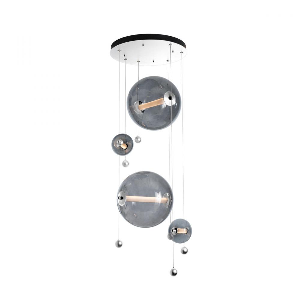 Abacus 4-Light Round LED Pendant