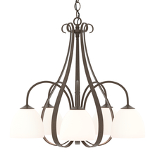 Hubbardton Forge - Canada 101445-SKT-05-GG0001 - Sweeping Taper 5 Arm Chandelier