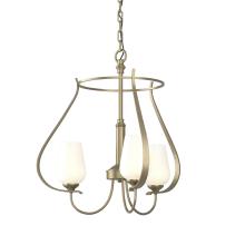 Hubbardton Forge - Canada 103047-SKT-84-GG0303 - Flora 3 Arm Chandelier