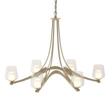 Hubbardton Forge - Canada 104116-SKT-84-ZU0291 - Oval Ribbon 6 Arm Chandelier