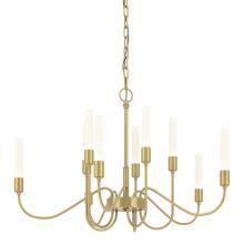 Hubbardton Forge - Canada 106030-SKT-86 - Lisse 10 Arm Chandelier