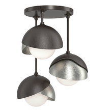 Hubbardton Forge - Canada 121374-SKT-14-85-GG0711 - Brooklyn 3-Light Double Shade Semi-Flush