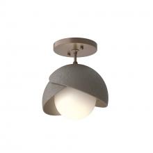 Hubbardton Forge - Canada 121377-SKT-05-07-GG0711 - Brooklyn 1-Light Double Shade Semi-Flush