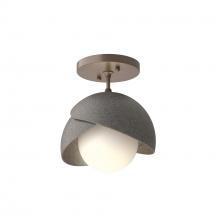 Hubbardton Forge - Canada 121377-SKT-05-20-GG0711 - Brooklyn 1-Light Double Shade Semi-Flush