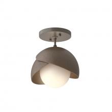 Hubbardton Forge - Canada 121377-SKT-07-05-GG0711 - Brooklyn 1-Light Double Shade Semi-Flush