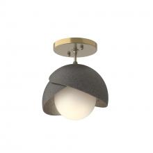 Hubbardton Forge - Canada 121377-SKT-86-20-GG0711 - Brooklyn 1-Light Double Shade Semi-Flush