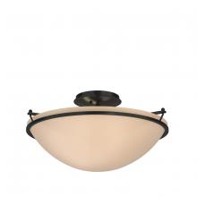 Hubbardton Forge - Canada 124304-SKT-10-SS0053 - Plain Large Semi-Flush