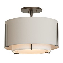 Hubbardton Forge - Canada 126501-SKT-07-SF1099-SE1590 - Exos Small Double Shade Semi-Flush