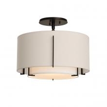 Hubbardton Forge - Canada 126501-SKT-10-SF1099-SE1590 - Exos Small Double Shade Semi-Flush