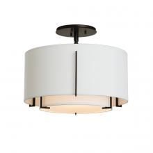 Hubbardton Forge - Canada 126501-SKT-10-SF1099-SF1590 - Exos Small Double Shade Semi-Flush