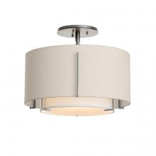 Hubbardton Forge - Canada 126501-SKT-85-SF1099-SE1590 - Exos Small Double Shade Semi-Flush