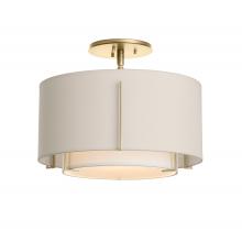 Hubbardton Forge - Canada 126501-SKT-86-SF1099-SE1590 - Exos Small Double Shade Semi-Flush