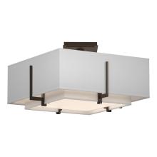 Hubbardton Forge - Canada 126507-SKT-05-SF1205-SF1605 - Exos Square Small Double Shade Semi-Flush