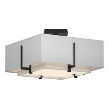 Hubbardton Forge - Canada 126507-SKT-10-SF1205-SF1605 - Exos Square Small Double Shade Semi-Flush