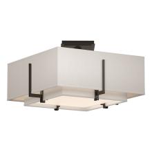 Hubbardton Forge - Canada 126507-SKT-14-SF1205-SE1605 - Exos Square Small Double Shade Semi-Flush