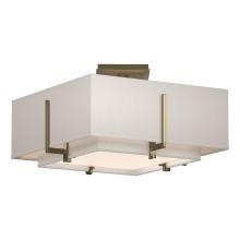 Hubbardton Forge - Canada 126507-SKT-86-SF1205-SE1605 - Exos Square Small Double Shade Semi-Flush