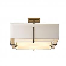 Hubbardton Forge - Canada 126510-SKT-07-SF1605-SF2012 - Exos Square Double Shade Semi-Flush