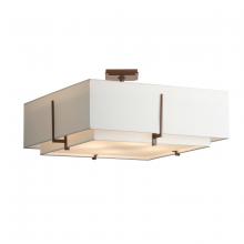 Hubbardton Forge - Canada 126513-SKT-05-SF2012-SF2401 - Exos Square Large Double Shade Semi-Flush