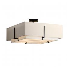 Hubbardton Forge - Canada 126513-SKT-10-SF2012-SE2401 - Exos Square Large Double Shade Semi-Flush