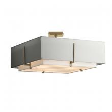 Hubbardton Forge - Canada 126513-SKT-84-SF2012-SJ2401 - Exos Square Large Double Shade Semi-Flush