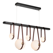 Hubbardton Forge - Canada 131046-LED-STND-10-27-LB-WB-GG0701 - Derby Linear 5-Light LED Pendant