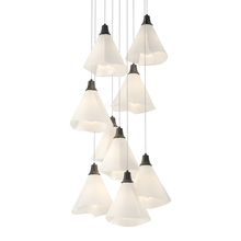 Hubbardton Forge - Canada 131102-SKT-LONG-10-SH1987 - Mobius 9-Light Pendant