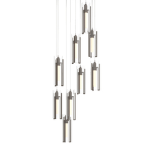 Hubbardton Forge - Canada 131104-SKT-LONG-05-ZM0065 - Exos Glass 9-Light Pendant