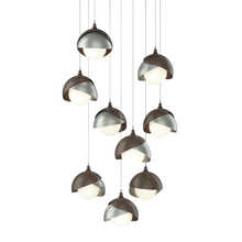 Hubbardton Forge - Canada 131105-SKT-LONG-05-82-GG0711 - Brooklyn 9-Light Double Shade Pendant