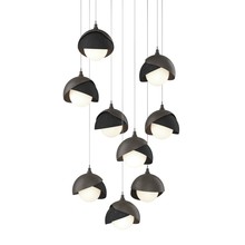 Hubbardton Forge - Canada 131105-SKT-LONG-07-10-GG0711 - Brooklyn 9-Light Double Shade Pendant