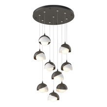 Hubbardton Forge - Canada 131105-SKT-STND-07-02-GG0711 - Brooklyn 9-Light Double Shade Pendant