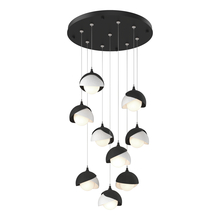 Hubbardton Forge - Canada 131105-SKT-STND-10-02-GG0711 - Brooklyn 9-Light Double Shade Pendant