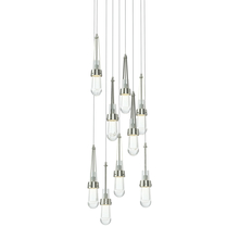 Hubbardton Forge - Canada 131108-SKT-LONG-85-ZM0434 - Link 9-Light Clear Glass Pendant