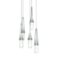 Hubbardton Forge - Canada 131120-SKT-LONG-82-YJ0434 - Link 5-Light Blown Glass Pendant