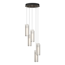 Hubbardton Forge - Canada 131124-SKT-STND-05-GG0065 - Exos Glass 5-Light Pendant