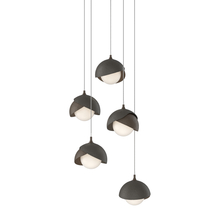 Hubbardton Forge - Canada 131125-SKT-LONG-05-07-GG0711 - Brooklyn 5-Light Double Shade Pendant