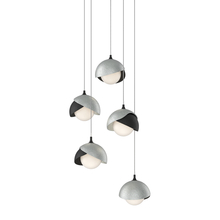 Hubbardton Forge - Canada 131125-SKT-LONG-10-82-GG0711 - Brooklyn 5-Light Double Shade Pendant