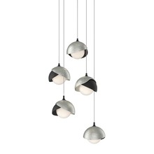 Hubbardton Forge - Canada 131125-SKT-LONG-10-85-GG0711 - Brooklyn 5-Light Double Shade Pendant