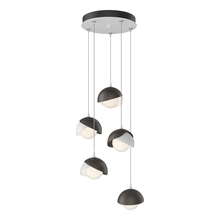 Hubbardton Forge - Canada 131125-SKT-STND-02-14-GG0711 - Brooklyn 5-Light Double Shade Pendant